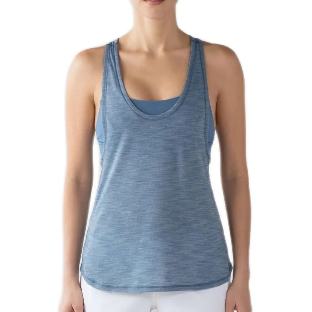 Lululemon Glide and Stride Tank Heathered Illuminight
